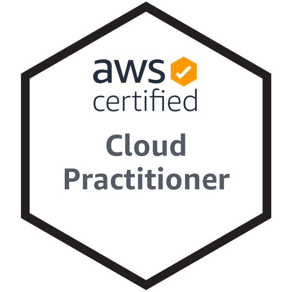 image of AWS Cloud Practitioner badge